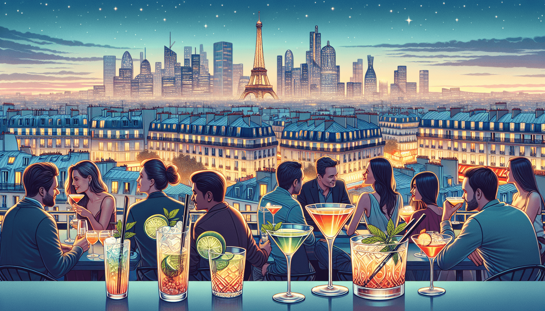 best rooftop bars in paris