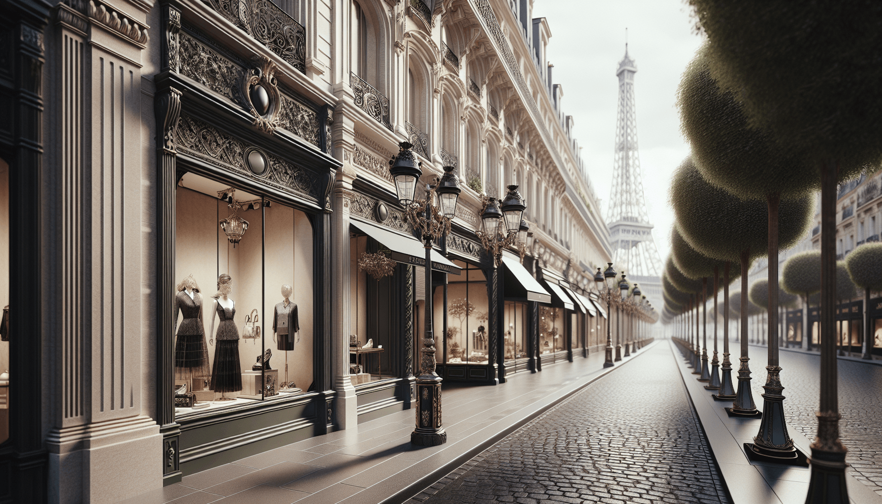 luxury stores in paris