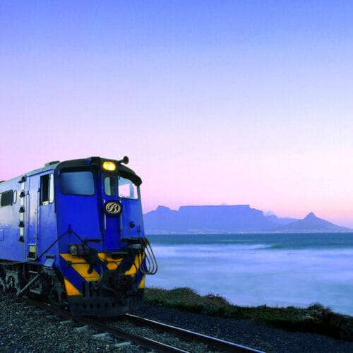 Blue Train from outside picture