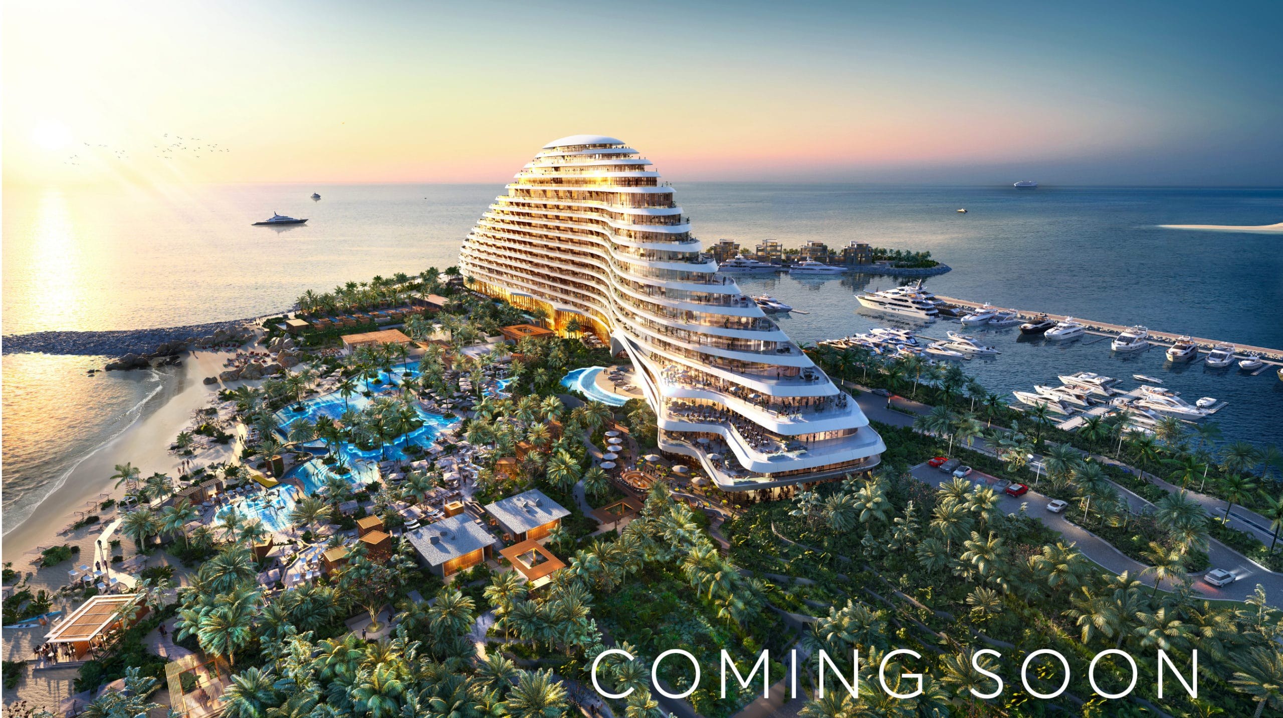 picture from the sky of the Jumeirah Marsa Al Arab